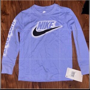 Nike Kids Light Blue Long Sleeve Tee